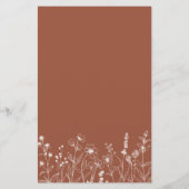 テラコッタフローラ秋ワイルドフラワー結婚ズメニュー (裏面)