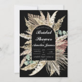 テラコッタフローラ素朴ブライダルシャワー 招待状 (正面)