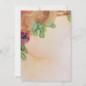 テラコッタフローラ結婚式招待状 招待状 (裏面)