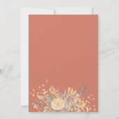 テラコッタフローラ金ゴールドイースターブランチ卵狩り 招待状 (裏面)