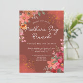 テラコッタフローラ金ゴールドピーチマザーズデイブランチ 招待状 (スタンド正面)