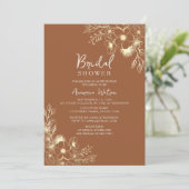 テラコッタブライダルシャワー招待 招待状 (スタンド正面)