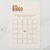 テラコッタブライダルブライダルシャワーゲーム (正面)