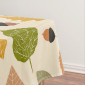 テラコッタブラウンのアコーンと紅葉 テーブルクロス (インサイチュ)