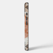テラコッタブラウンのテクスチャー Case-Mate iPhoneケース (裏面 / 左)