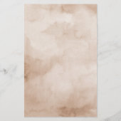 テラコッタブルガンディマウヴ結婚フローラのメニュー (裏面)