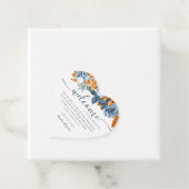 テラコッタブルーエレガントラストウェルカム結婚ズ フェイバータグ (インサイチュ)