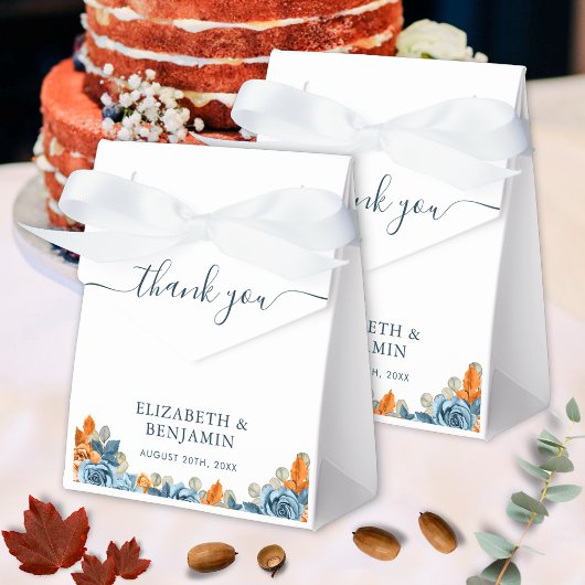 テラコッタブルーラストユーカリプトゥスモノグラムありがとう フェイバーボックス