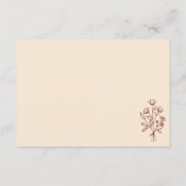 テラコッタブーケボホボタニカルサンキュー エンクロージャーカード (裏面)