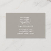 テラコッタプラントポット園芸名刺 名刺 (裏面)