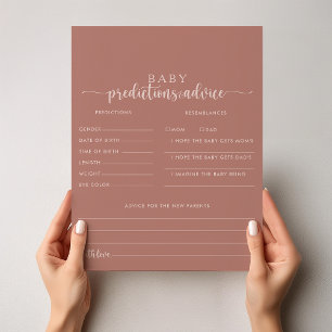 テラコッタベビー予測とアドバイスカード