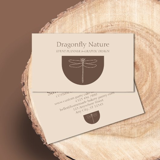 テラコッタベージュドラゴンフライ コーリングカード