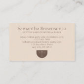 テラコッタベージュドラゴンフライ コーリングカード (裏面)