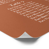 テラコッタホワイトクロスボーイバプティスシーティングチャート ポスター (角)