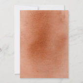 テラコッタホワイトフラワーズボホリハーサルディナー 招待状 (裏面)