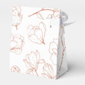 テラコッタホワイトフローラ結婚ズサンキュー フェイバーボックス (裏面サイド)