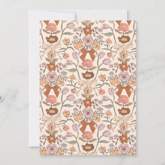 テラコッタボウベビー写真誕生のお知らせ 案内状 (裏面)