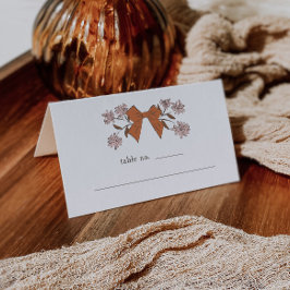 テラコッタボウ結婚フローラのテーブル番号 プレイスカード