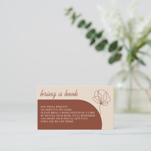 テラコッタボタニカルテーマボホブックを持参 エンクロージャーカード (スタンド正面)