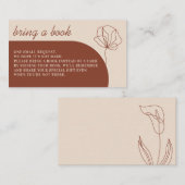 テラコッタボタニカルテーマボホブックを持参 エンクロージャーカード (正面/裏面)