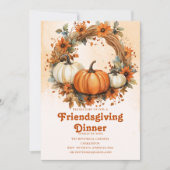 テラコッタボタニカル秋トーン交戦許可 招待状 (正面)