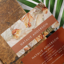 テラコッタボヘミエレガントアモダンパンパスグラスブ