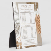 テラコッタボホトロピカル フォトプラーク (側面)