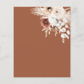 テラコッタボホパンパスグラ結婚スフラットメニュー (裏面)