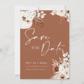 テラコッタボホパンパスザデイト招待状 招待状 (正面)