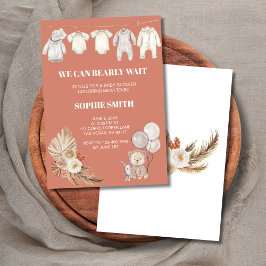 テラコッタボホパンパス我々は心から待つことができる 招待状