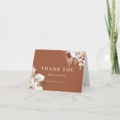 テラコッタボホパンパ結婚スサンキューカード サンキューカード (正面)