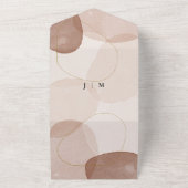 テラコッタボホビーチ結婚式オールインワン オールインワン招待状 (外側)