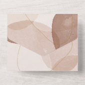 テラコッタボホビーチ結婚式オールインワン オールインワン招待状 (裏面)