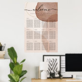 テラコッタボホビーチ結婚式歓迎 ポスター (ホームオフィス)