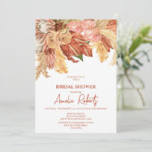 テラコッタボホフローラブライダルシャワー 招待状 (スタンド正面)