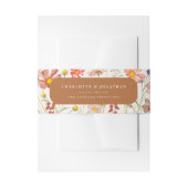 テラコッタボホフローラ秋の結婚式 招待状ベリーバンド (正面例)