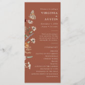 テラコッタボホフローラ結婚ズ プログラム (正面)