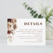 テラコッタボホフローラ詳細結婚ズ エンクロージャーカード (スタンド正面)