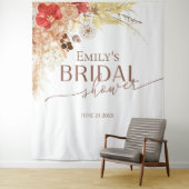 テラコッタボホブライダルシャワー背景フォトプロップ タペストリー (インサイチュ)