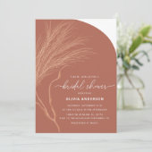 テラコッタボホブライダルシャワー 招待状 (スタンド正面)