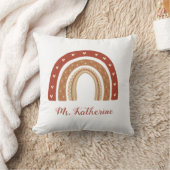 テラコッタボホレインボインボーサンキューギフト クッション (ブランケット)