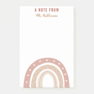 テラコッタボホレインボインボーサンキューギフト ポストイット