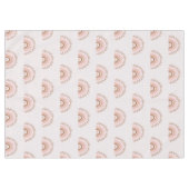 テラコッタボホレインボニーダスティピンク テーブルクロス (正面(横))