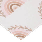 テラコッタボホレインボニーダスティピンク テーブルクロス (アングル)