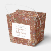 テラコッタボホワイルドフラワーベビーシャワー フェイバーボックス (裏面サイド)