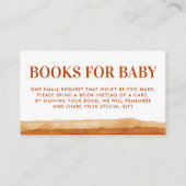 テラコッタボホ抽象芸術砂漠ブックリクエスト エンクロージャーカード (正面)