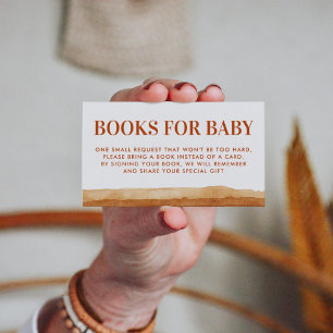 テラコッタボホ抽象芸術砂漠ブックリクエスト エンクロージャーカード