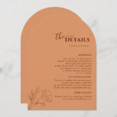 テラコッタボホ旅程ラスト結婚式 プログラム (正面/裏面)