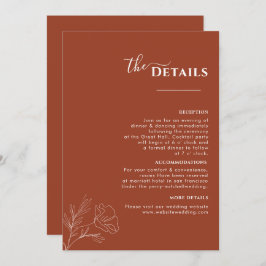 テラコッタボホ旅程ラスト結婚式 プログラム