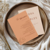 テラコッタボホ旅程ラスト結婚式 プログラム